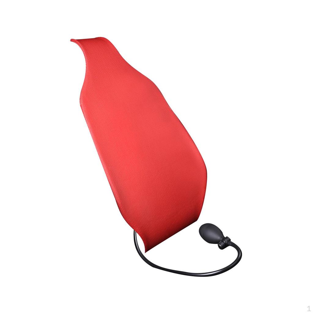 Auto-Lendenwirbelstützkissen/Luftbewegliche Rückenlehne, Verstellbar, Universell, Bequem, PU-Rückenkissen,