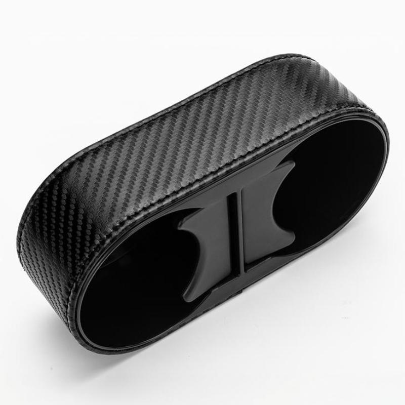Car Dual Cup Holder Multifunctional Phone Mount Anti-Slip Storage Organizer Ideal for Family Travel Commuting