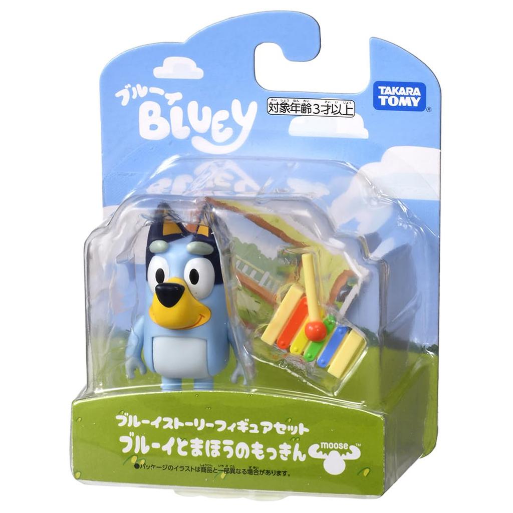 Takara Tomy Bluey Bluey Story Figure Set Bluey and the Magical Mokkin