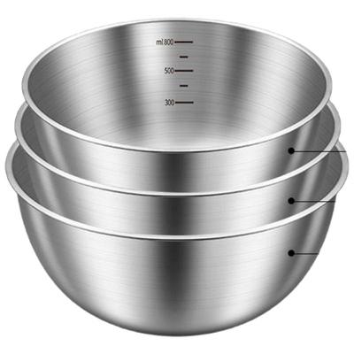 HANDUNYOU 304 Stainless Steel Mixing Bowl Set