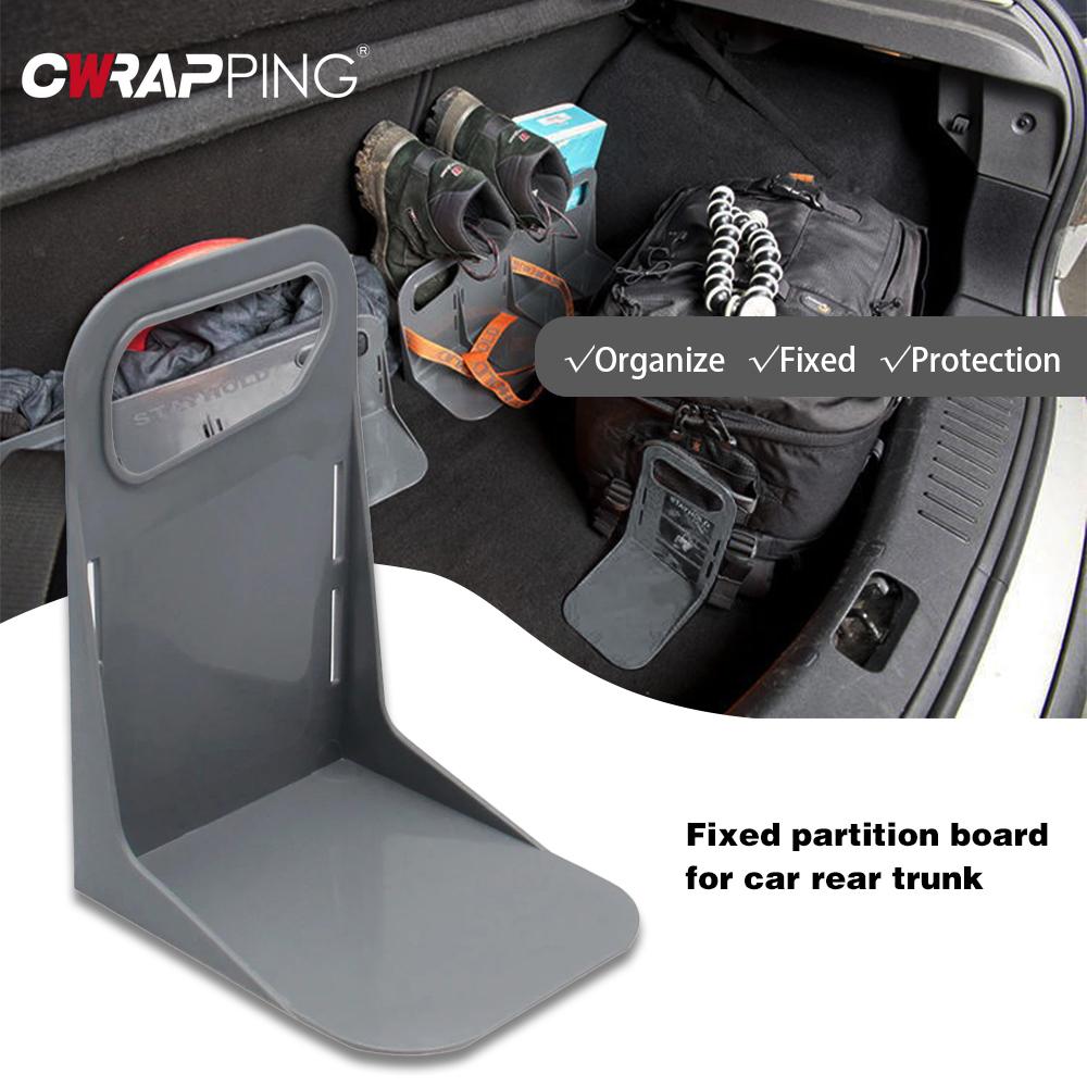 Car Back Trunk Fixed Rack Holder Multifunctional Fixed Partition Car Plastic Baffle Solid Baffle Back Trunk Fixed Rack Holder