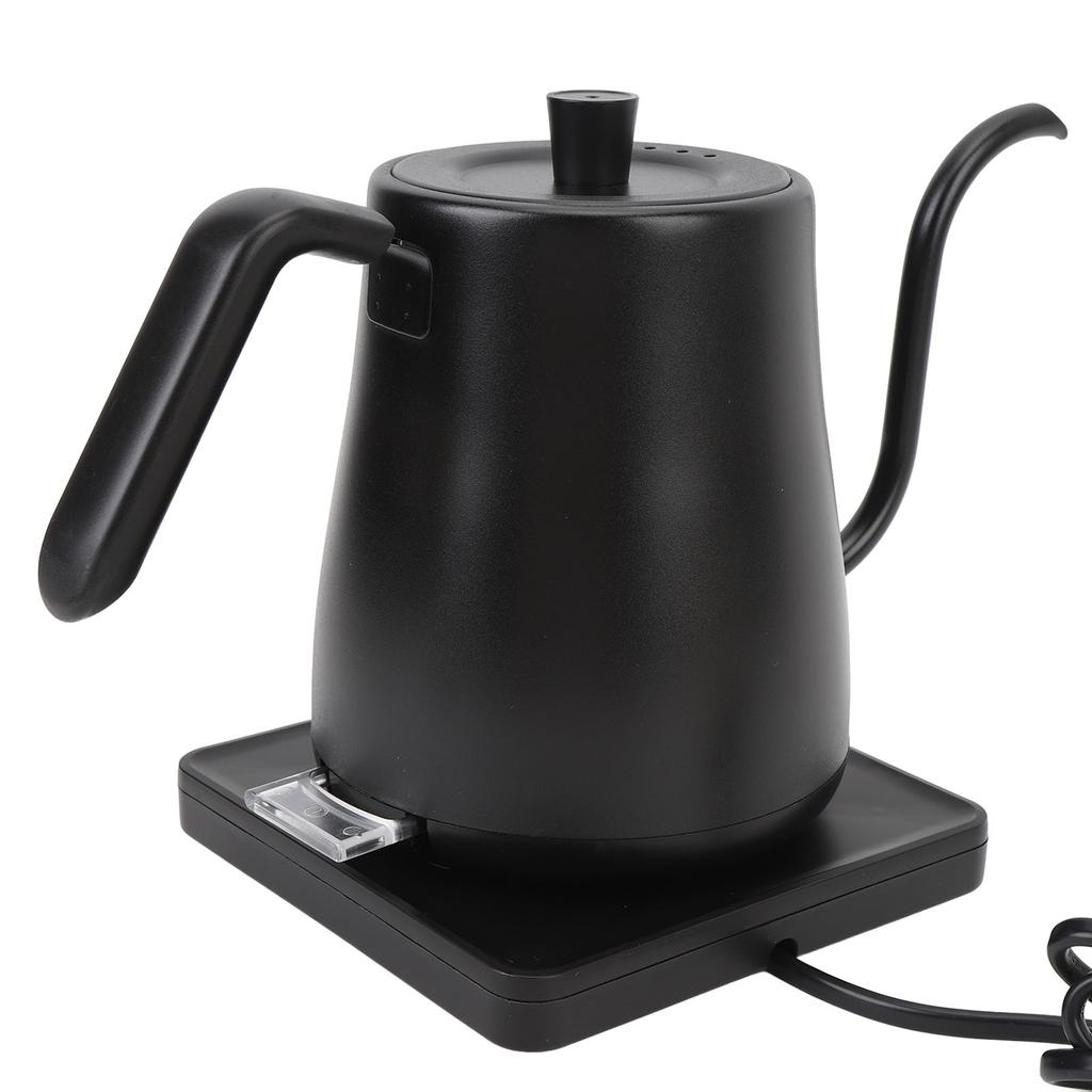 Electric Gooseneck Kettle 800ml 1000W Auto Power Off ABS 304 Stainless Steel Pour Over Kettle