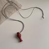 Retro Ebony Rosewood Vase Gourd Pendant Black Adjustable Leather Rope Necklace for Women Men Clothes Collar Chain Jewelry Gifts