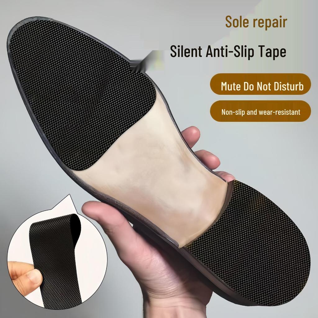 Thick Non-Slip Wear-Resistant Heel Protection Stickers - Silent, Sound-Absorbing Anti-Noise Tape for Chunky Heels