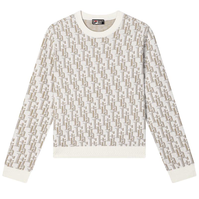 Fila Women's All-Over Print Knit Sweater