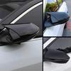 For 21-23 Hyundai Elantra 4D Gloss Black ABS Rear View Side Mirror Cover Trim