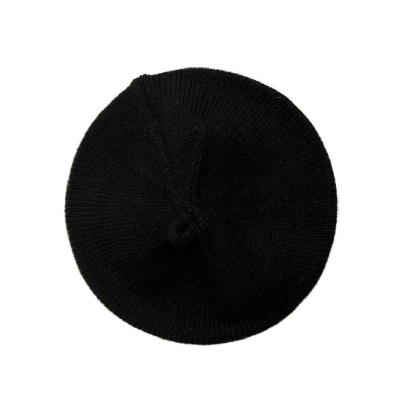 Candy Color Baby Beret Hat for Girls Autumn Winter Knitted Hat Sweet Infant Beanie Cap Fashion Kids Accessories 1-4 Years