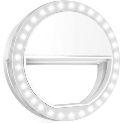 Samojesienna Lampka Pierścieniowa, lampka na telefon, 36 diod LED Lampka Pierścieniowa z Klipsem, 3 poziomy oświetlenia do zdjęć