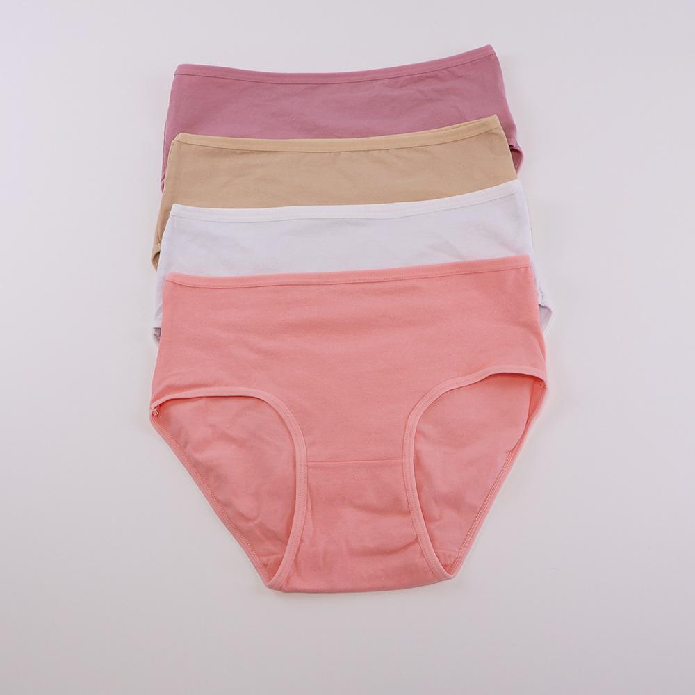 Intimo da Donna Puro Cotone Vita Alta Vestibilità Aderente Taglia Grande 100% Cotone Cavallo Mutandine Pantaloncini Traspiranti per Ragazze