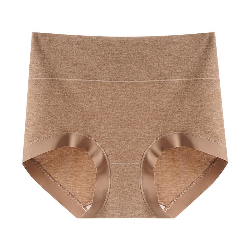 

Women s High Waist Seamless Cotton Briefs - Antibacterial, Breathable, No Roll Edge, Micro Tummy Control. 2XL (120-145 cm)