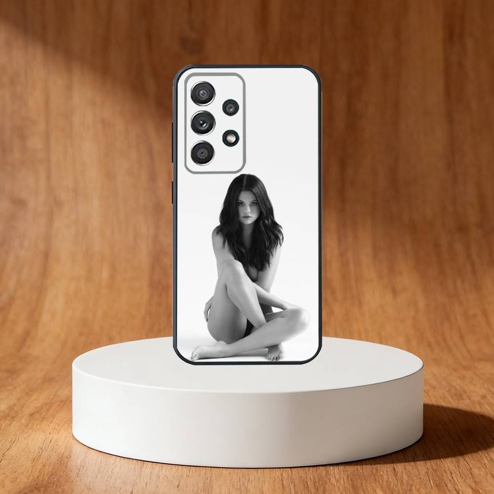 Singer S-Selena Gomez Phone Case For Samsung S25,S24,S21,S22,S23,S30,Ultra,S20,Plus,Fe,Note,10,9,5G Black Cover