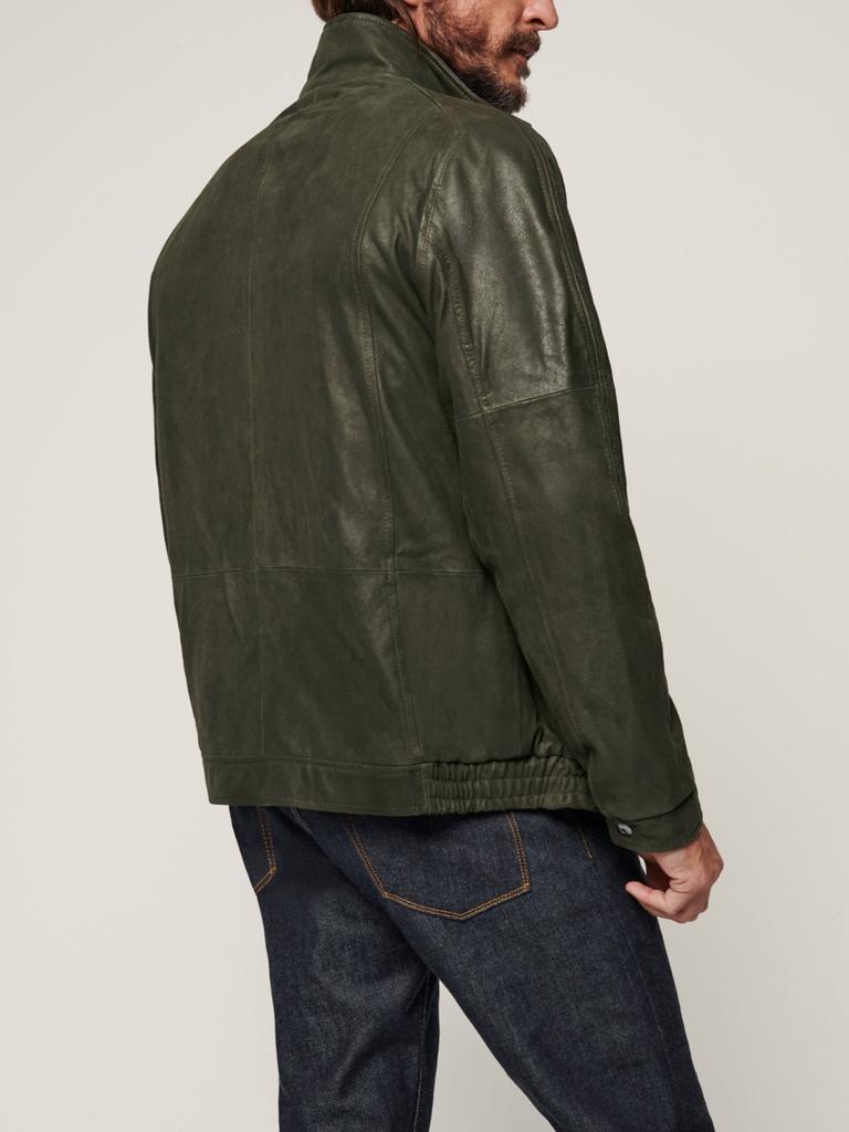 Men's autumn and winter retro PU leather jacket jacket made old leather jacket