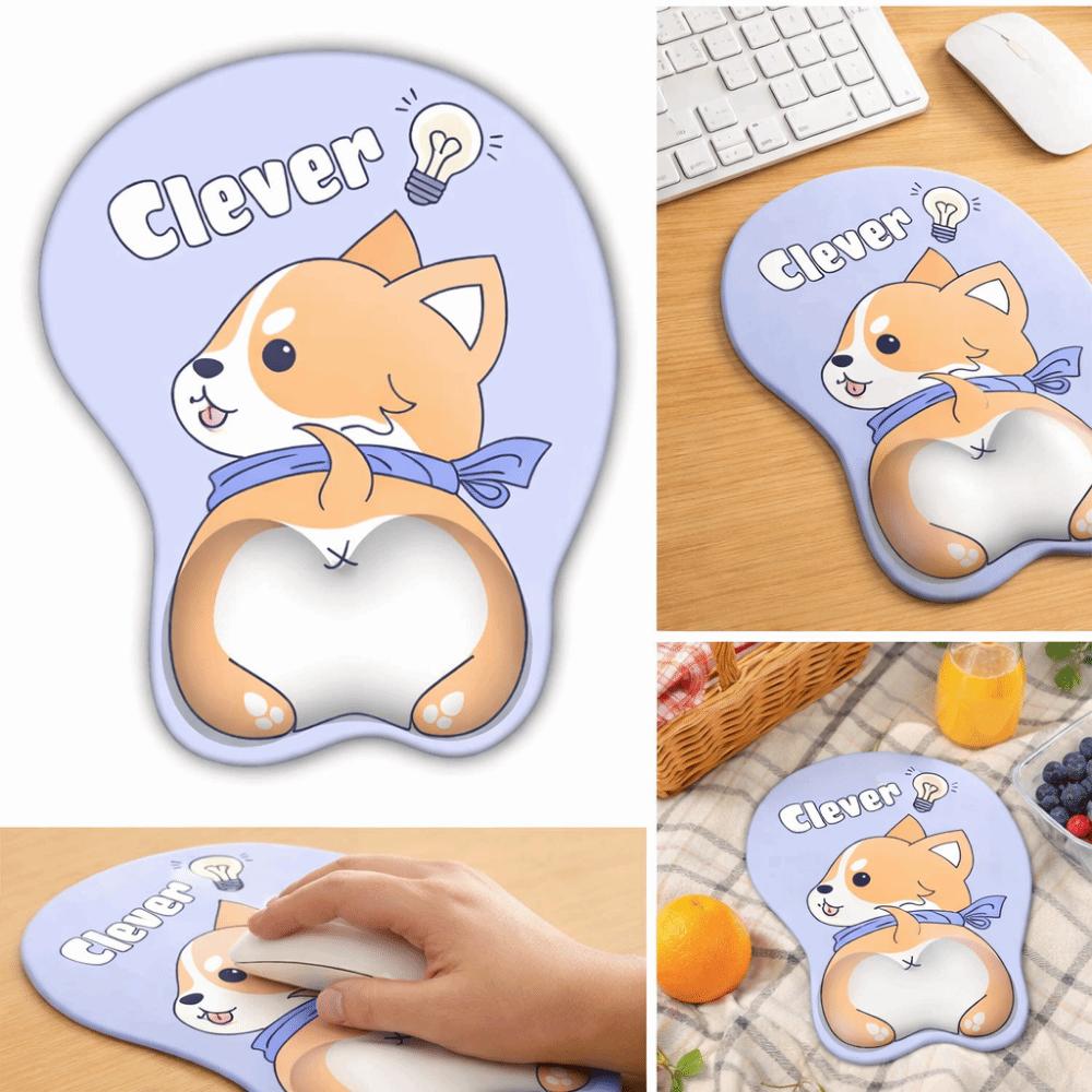 Ergonomický design Silikonová ochrana zápěstí Pohodlná podložka pod dlaně Myš Počítačová klávesnice