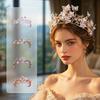 Luxus Kristall Brauttianaras Vintage Königin Prinzessin Krone Kristall Hochzeitstianaras Braut Hochzeit