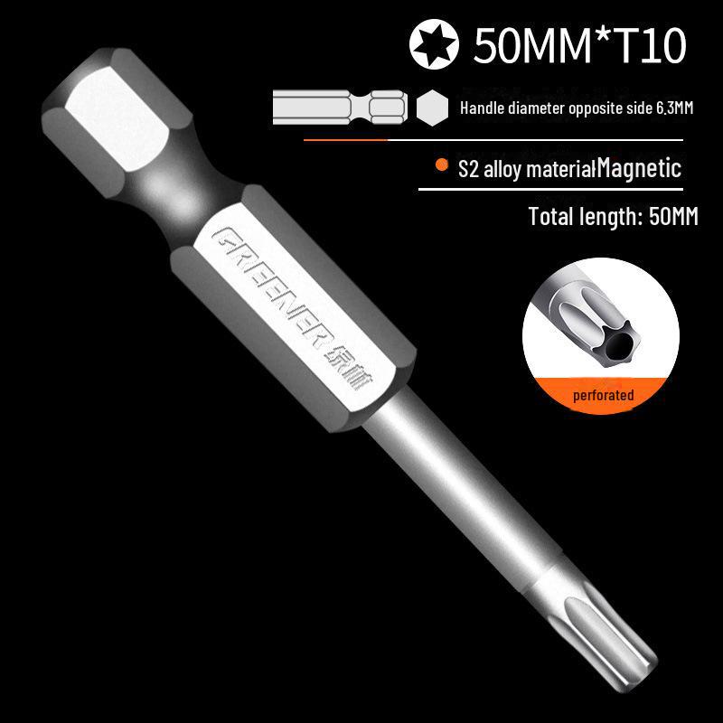 Lvlin S2 Single-ended Pozidriv Hex Wind Bit Screwdriver Head