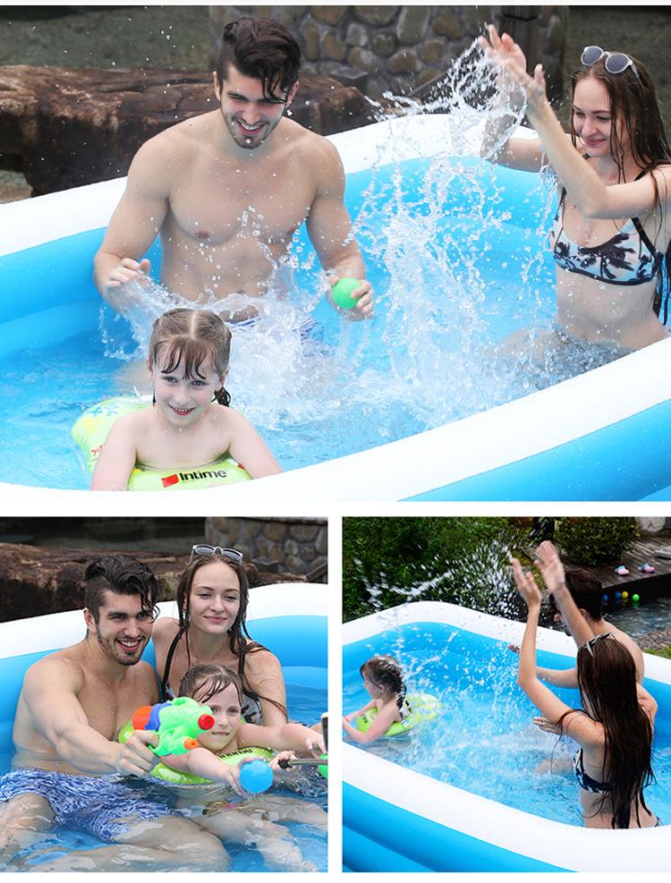 Inflatable PVC Family Swimming Pool - Thickened Outdoor Children's Pool