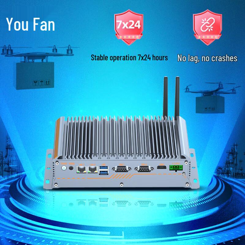 YOUFAN Embedded Fanless Industrial Mini PC (CN Version)