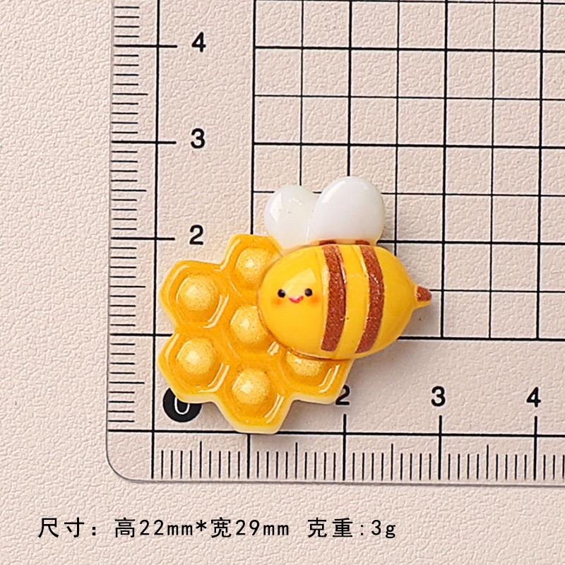 New Cute Little Bear Bee Honey Pot Series Flat Back Resin Scrapbooking DIY Jewelry Craft Decoration Accessories