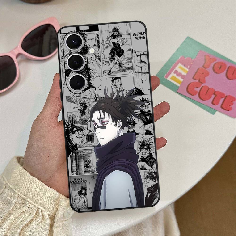 Anime Jujutsu Kaisen Choso Phone Case For Samsung S 20 21 22 23 Lite Plus Ultra Clear Mobile Cover Funda