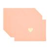 20Pcs/Set Mini Card Envelopes Pearlescent Paper Envelopes Business Greeting Cards Holder with Heart Pattern for Birthday Wedding