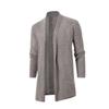 Men S Casual Long Sleeve Knit Cardigan Solid Color Youth Sweater