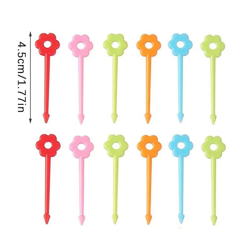 Kreslené jídlo tipy mini vidličky pro děti roztomilé ovocné vidličky bento box bento příslušenství dekorace jídla malý dezert dort vidlička