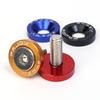 JDM Style Car Fender Washer License Plate Bolt M6 Screw Aluminum Gasket Engine Bay Dress Up Kit Bumper Fastener Modification