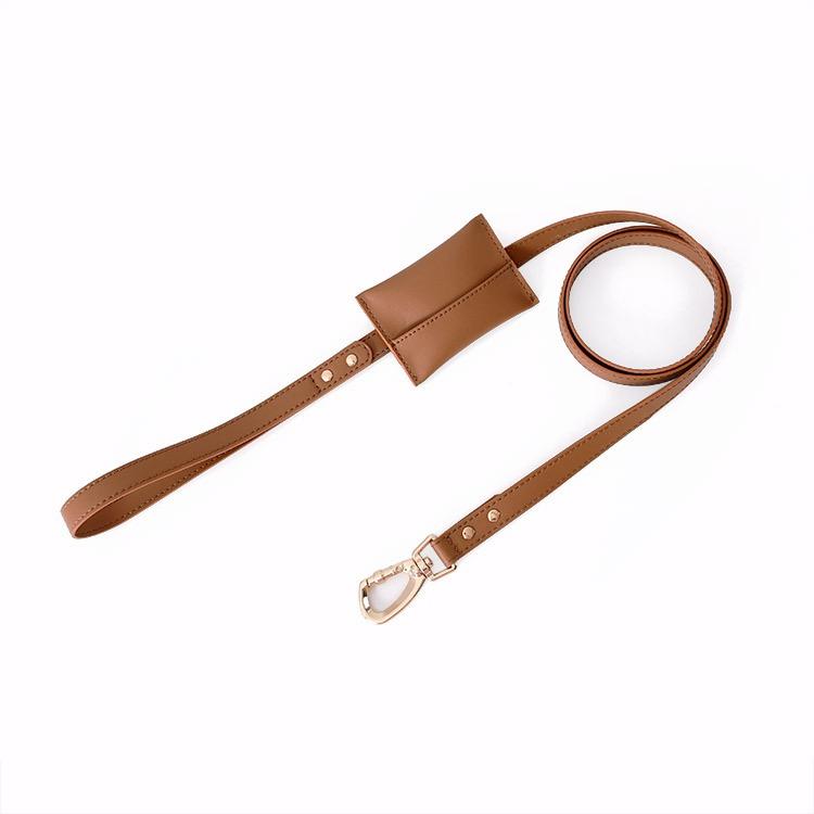 Hot Popular High Quality Adjustable Soft Leather Dog Harness Vesr Dog Leash Collar For Pets Supply