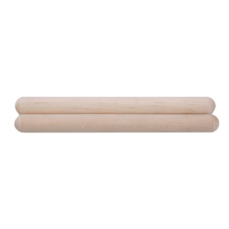 Wooden Rhythm Rod Stick Kindergarten Teaching Learning Education Tools Kids Toys Musical Instrument