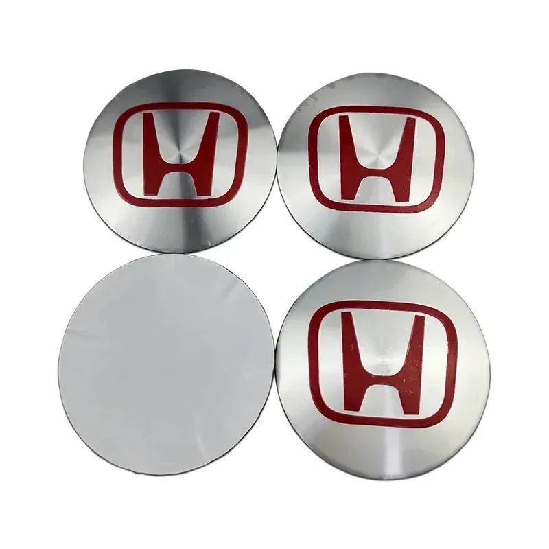 56/60/65mm Car Wheel Center Hub Sticker for Honda Mugen Accord HRV Fit Jazz City Civic Inspire CRV Odyssey Jade Accessories