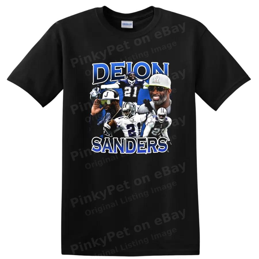 Deion Sanders Colorado Buffaloes Football T Shirt Legend Player Tee