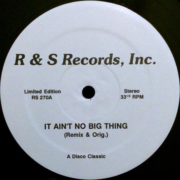 

12inch Record DONNA MCGHEE / GENERAL JOHNSON - It Ain t No Big Thing / Can t Nobod RS270 R & S Records, Non Japan Soul/Funk Used