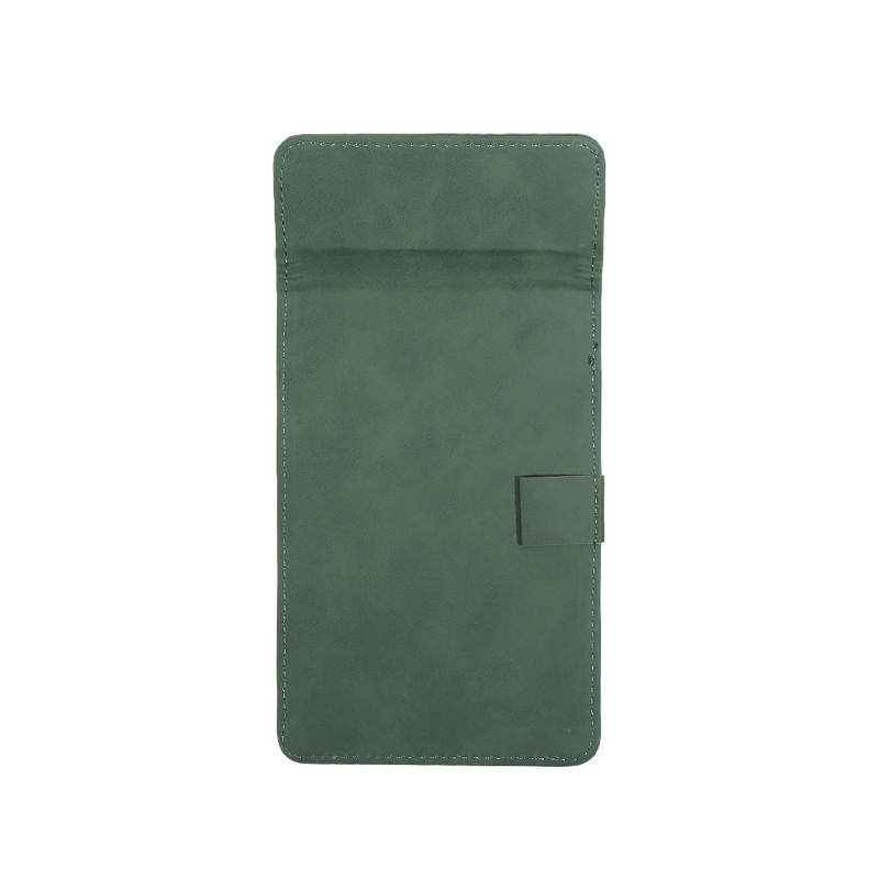 Restaurant Menu Clipboard A6 Writing Pad PU Leather Clipboard Mini Paper Tablet Conference Folder Colorful A6 Bill Clip