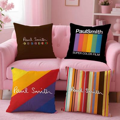 Art P-Paul S-Smith Cushion Cover Comfortable Reversible Pillow Cover Ideal for Car Sofa Bedroom & Beyond