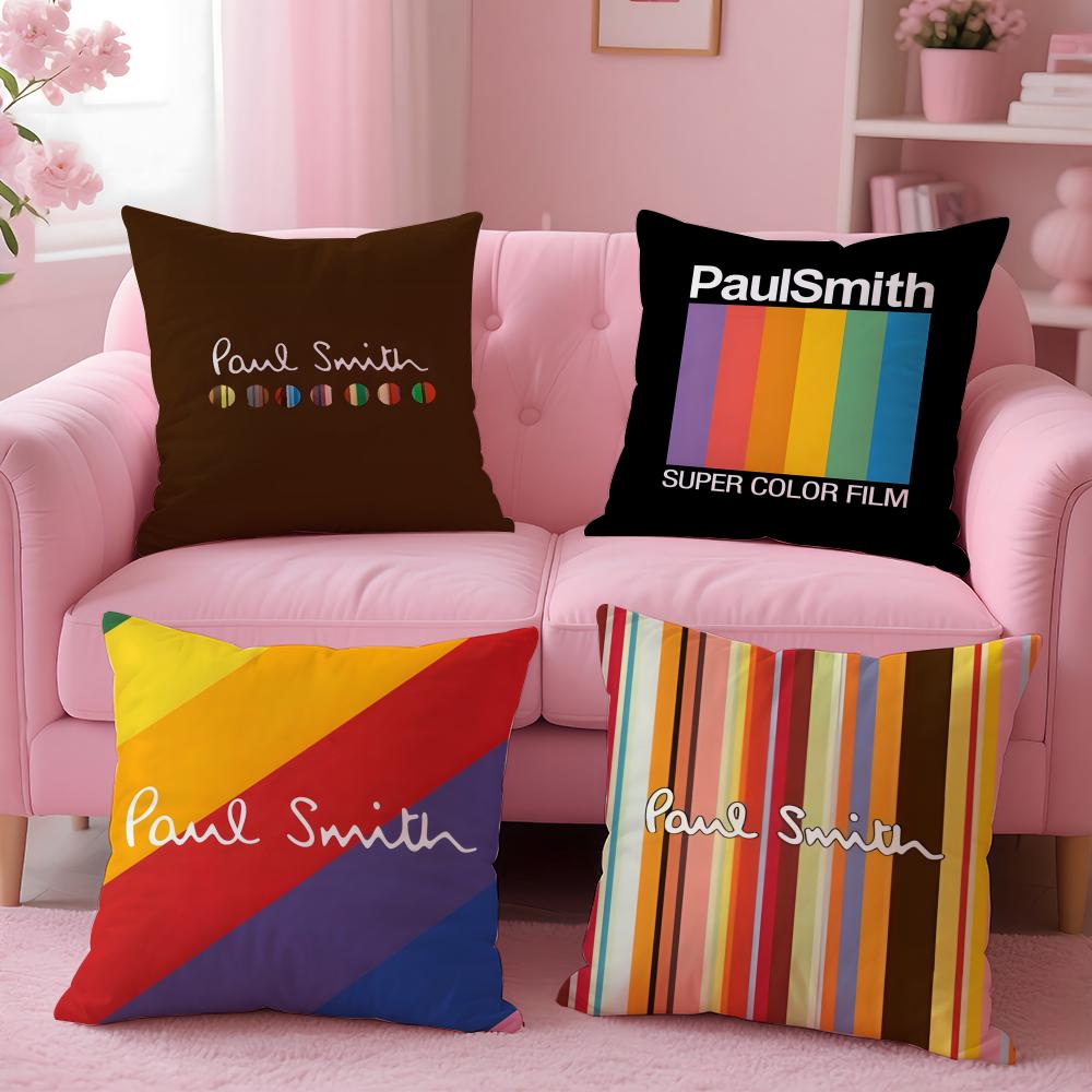 Art P-Paul S-Smith Cushion Cover Comfortable Reversible Pillow Cover Ideal for Car Sofa Bedroom & Beyond