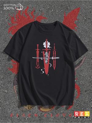Black Clover Anime Print T-Shirt