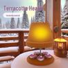 Populär Universell Röd Lera Inomhusvärmare Bordsdekoration Handvärmare
