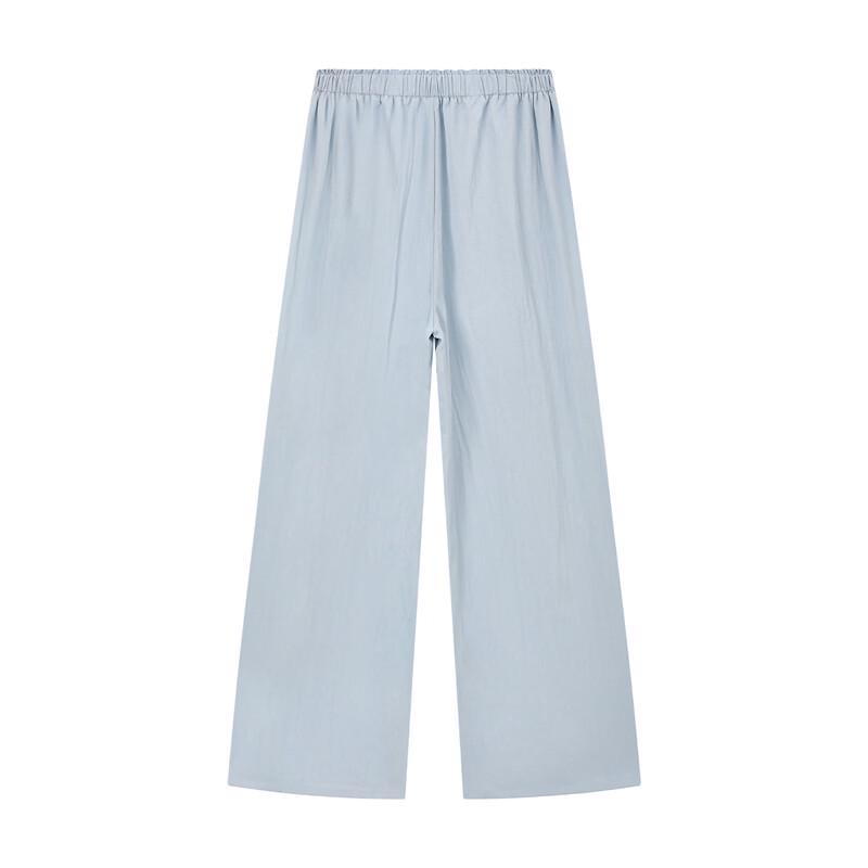 ELLE KIDS Girls' French Style Ruffle Straight Leg Trousers
