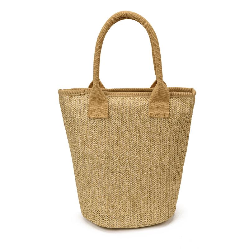 

Women s Large Capacity Woven Handbag - Stylish and Portable for Everyday Commute хакі