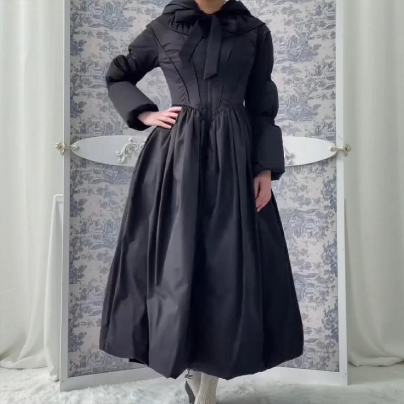 Women's Elegant High Fashion Coat Loose Design Dress Style Jacket Y2k Thick Slim Fit Office Streetwear
