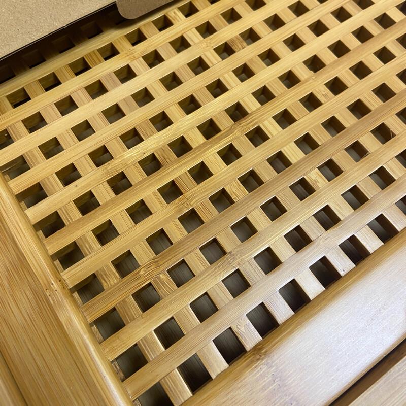 Bamboo Tea Tray with Water Storage