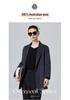 Women's Elegant Double-Sided Wool Coat with Notched Lapel, Perfect for Autumn/Winter