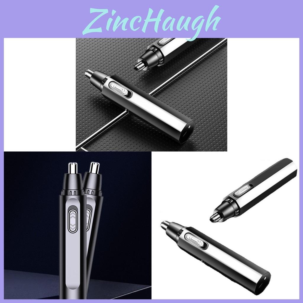 Electric Rechargeable Nose Hair Trimmer With Waterproof Detachable Blade For Travel And Personal Grooming