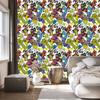 Graffiti wallpaper with colorful for living room and bedroom 50x1000