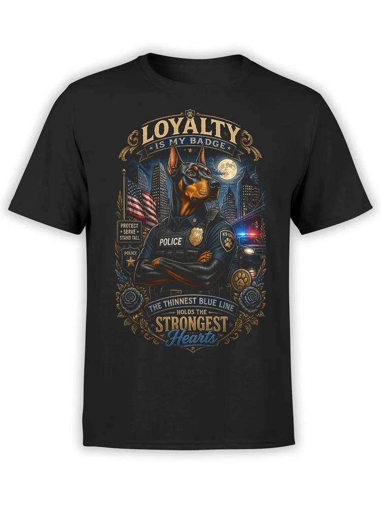Loyal K9 Doberunisex TShirt Unisex S