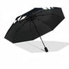 1pc Wolf, Night Automatic Open/Close Umbrella with One-Touch Button, Compact Folding Canopy, Sturdy 8-Rib Windproof Design S15