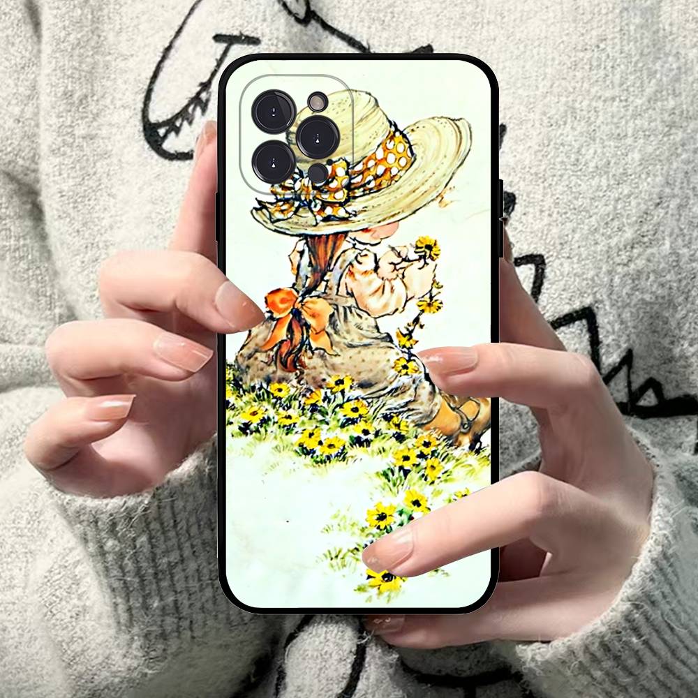 Sarah Kay Girls Cute Phone Case For IPhone 17 16 15 Plus X 14 11 12 13 Mini Pro Max Mobile Case