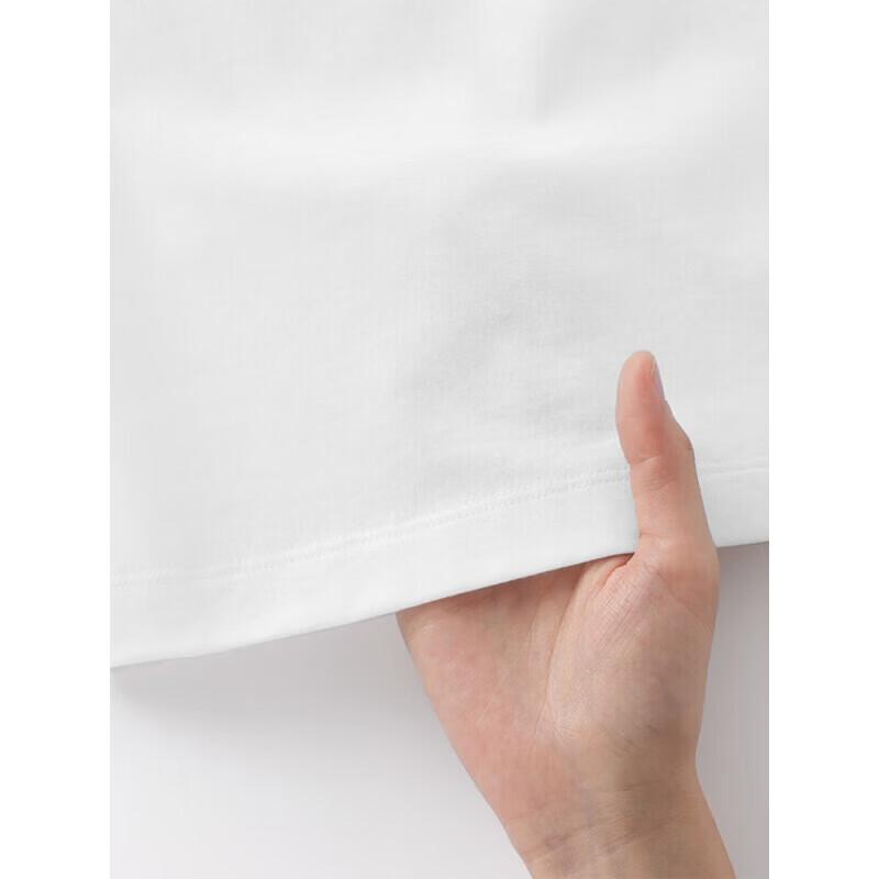 MUJI Tenjiku Weave Crew Neck Short Sleeve T-Shirt