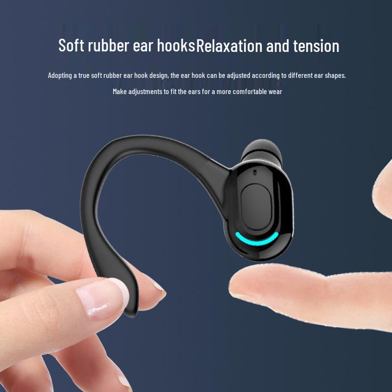 F8 Bluetooth Wireless Earphone - Single Hook for Running & Sports, In-Ear Stereo Sound