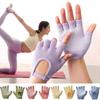 Warm Pilates Gloves Multicolor Gym Fitness Gloves Bicycle Mittens Half Finger Yoga Gloves  Outdoor